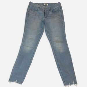Stylish Faded Blue Women's Skinny Jeans